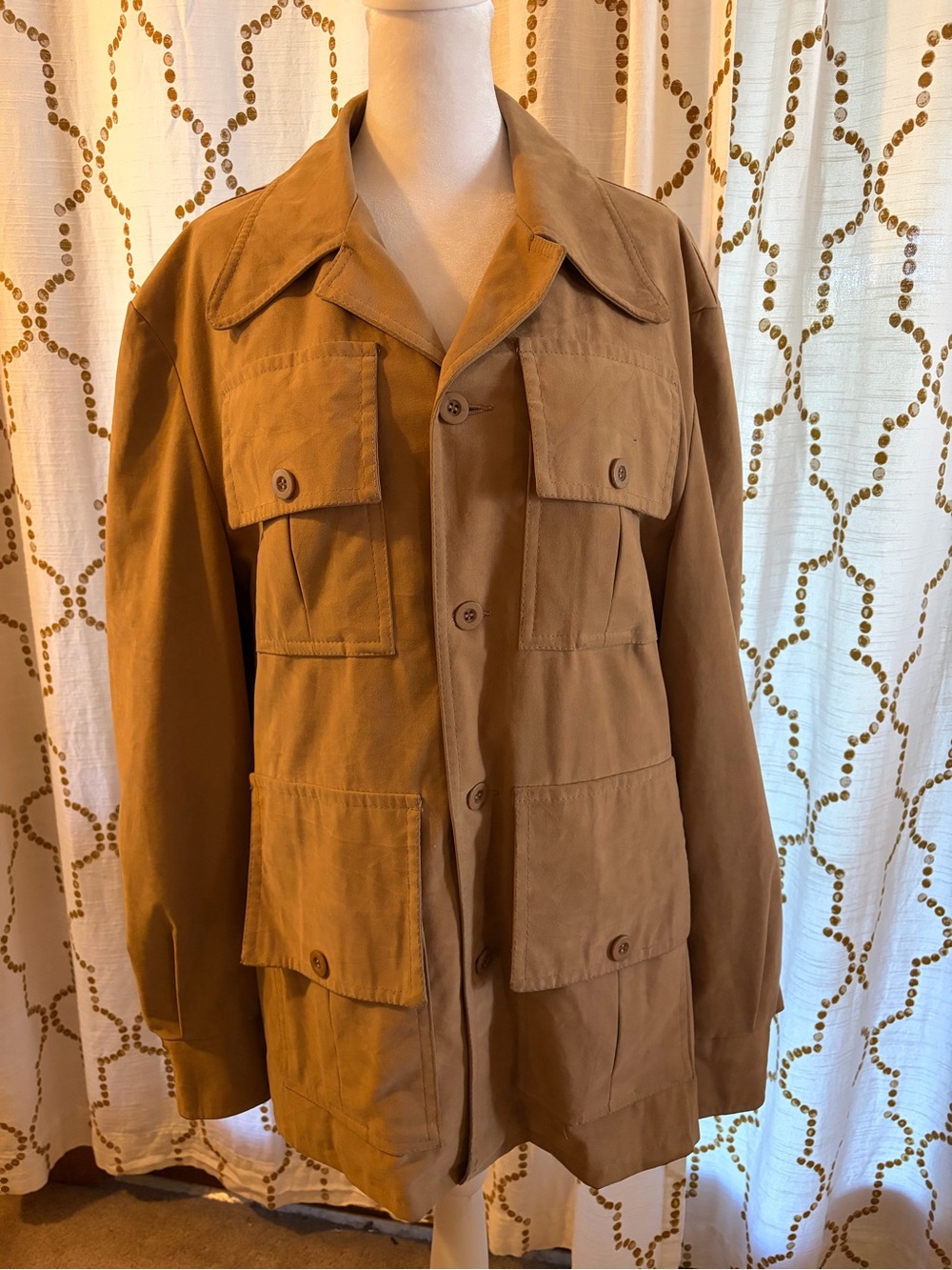 Vintage 70s California Trends of Los Angeles Western style safari jacket
